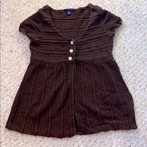 Dark Dirt Brown Cardigan